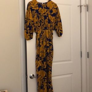 Floral print maxi dress
